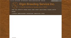 Desktop Screenshot of elginbreedingservice.com
